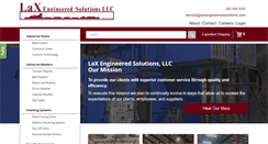 Desktop Screenshot of laxengineeredsolutions.com